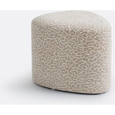 LA REDOUTE INTERIEURS Pouf triangle en bouclette, motif léopard, JUJOA LA REDOUTE INTERIEURS Pouf triangle en bouclette, motif léopard, JUJOA