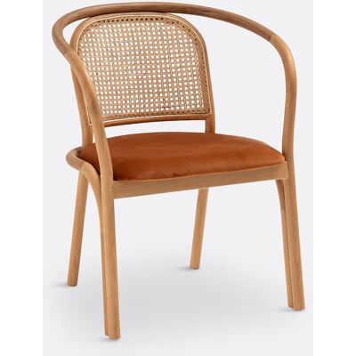 LA REDOUTE INTERIEURS Fauteuil de table chêne et cannage, Joana LA REDOUTE INTERIEURS Fauteuil de table chêne et cannage, Joana