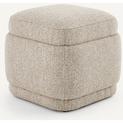 AM.PM Pouf en tissu texturé, CLEOPHEE AM.PM Pouf en tissu texturé, CLEOPHEE