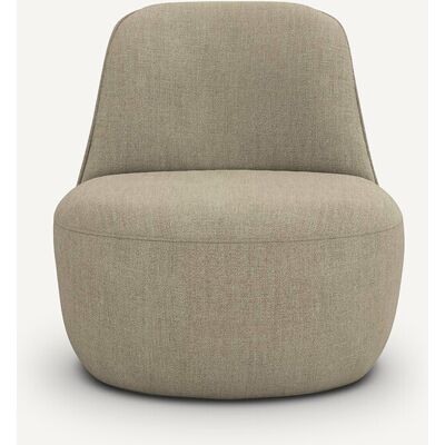 AM.PM X EMMANUEL GALLINA Fauteuil pivotant en lin chambray, ROSEBURY AM.PM X EMMANUEL GALLINA Fauteuil pivotant en lin chambray, ROSEBURY