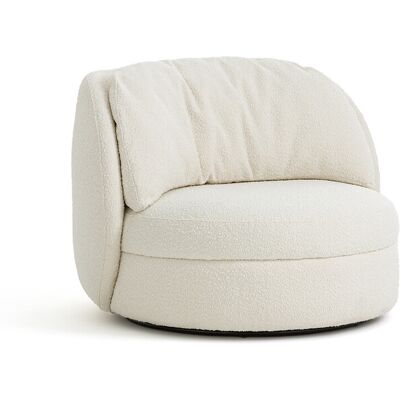 LA REDOUTE INTERIEURS Fauteuil pivotant bouclette, Rondaya LA REDOUTE INTERIEURS Fauteuil pivotant bouclette, Rondaya