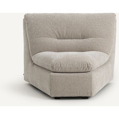 AM.PM Canapé angle modulable velours chenille, Giuliano AM.PM Canapé angle modulable velours chenille, Giuliano