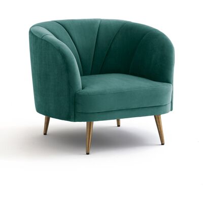 Fauteuil Leone - Velours Marron - La Redoute Interieurs Fauteuil Leone - Velours Marron - La Redoute Interieurs