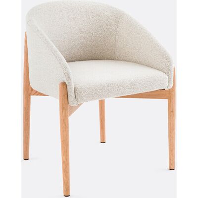 LA REDOUTE INTERIEURS Fauteuil de table en bouclette Beca LA REDOUTE INTERIEURS Fauteuil de table en bouclette Beca
