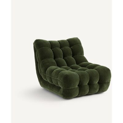 AM.PM Fauteuil capitonné en velours, JUD AM.PM Fauteuil capitonné en velours, JUD