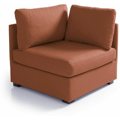 SO'HOME Chauffeuse d'angle, coton, Robin SO'HOME Chauffeuse d'angle, coton, Robin