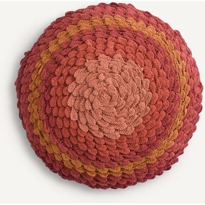 LA REDOUTE INTERIEURS Coussin rond en crochet de coton, LAURIAN LA REDOUTE INTERIEURS Coussin rond en crochet de coton, LAURIAN