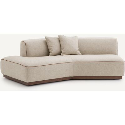 AM.PM Demi-canapé gauche en texturé viscose et lin, JACOPO AM.PM Demi-canapé gauche en texturé viscose et lin, JACOPO