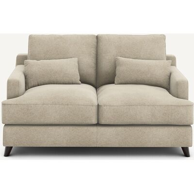 AM.PM Canapé compact 2 places en velours de lin, ALWINE AM.PM Canapé compact 2 places en velours de lin, ALWINE