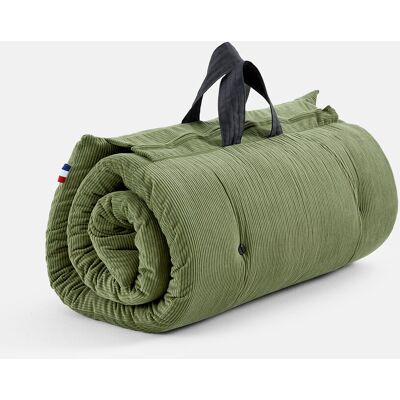 LA REDOUTE INTERIEURS Matelas futon nomade, en velours côtelé LA REDOUTE INTERIEURS Matelas futon nomade, en velours côtelé 