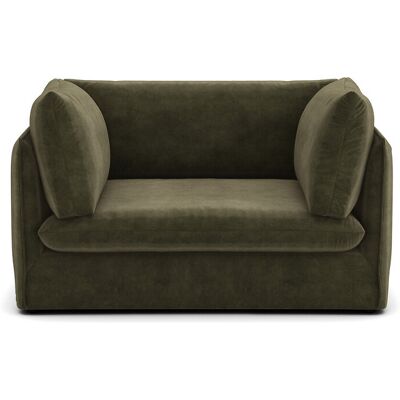 LA REDOUTE INTERIEURS Élément fauteuil XL pour canapé modulable, en velours texturé, MALO LA REDOUTE INTERIEURS Élément fauteuil XL pour canapé modulable, en velours texturé, MALO