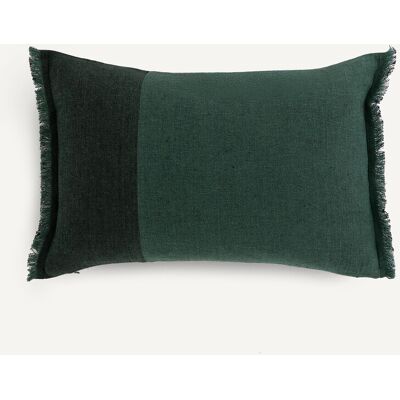 AM.PM Housse de coussin bicolore en lin et coton, LLOYD AM.PM Housse de coussin bicolore en lin et coton, LLOYD