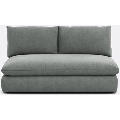 LA REDOUTE INTERIEURS Élément banquette 2 places pour canapé modulable, en tissu structuré, MALO LA REDOUTE INTERIEURS Élément banquette 2 places pour canapé modulable, en tissu structuré, MALO