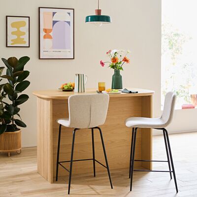 SO'HOME Lot de 2 chaises de bar H65, Gillian SO'HOME Lot de 2 chaises de bar H65, Gillian