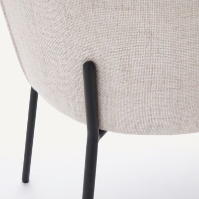 AM.PM Fauteuil de table tissu chiné, Kinna AM.PM Fauteuil de table tissu chiné, Kinna