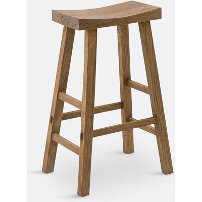 LA REDOUTE INTERIEURS Tabouret de bar en orme massif H75 cm, Asayo LA REDOUTE INTERIEURS Tabouret de bar en orme massif H75 cm, Asayo