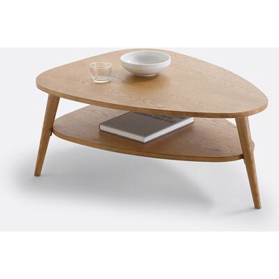 LA REDOUTE INTERIEURS Table basse vintage, à double plateau, longueur 90 cm, QUILDA LA REDOUTE INTERIEURS Table basse vintage, à double plateau, longueur 90 cm, QUILDA