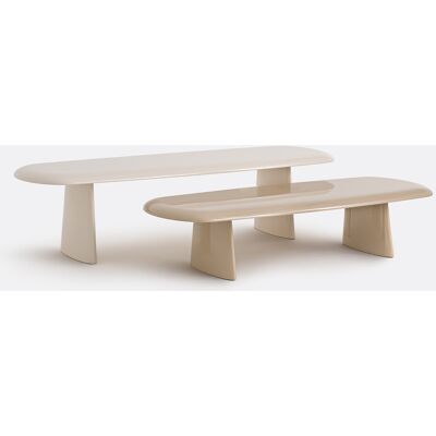 LA REDOUTE INTERIEURS Lot de 2 tables basses semi-gigognes, Jaya LA REDOUTE INTERIEURS Lot de 2 tables basses semi-gigognes, Jaya