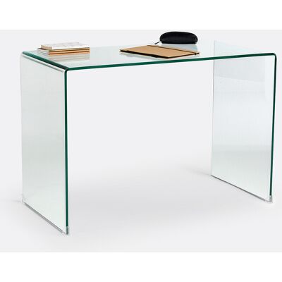 LA REDOUTE INTERIEURS Bureau console en verre trempé, Joan LA REDOUTE INTERIEURS Bureau console en verre trempé, Joan