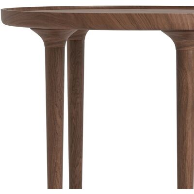 Am.pm Gamosia Table d'appoint en noyer massif - Table d'appoint Am.pm Gamosia Table d'appoint en noyer massif - Table d'appoint