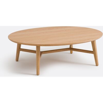 LA REDOUTE INTERIEURS Table basse forme ovale, plaqué chêne, Yvan LA REDOUTE INTERIEURS Table basse forme ovale, plaqué chêne, Yvan