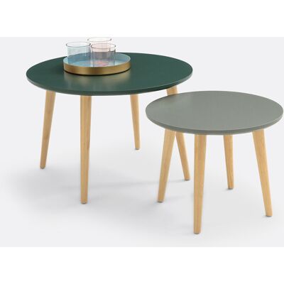 LA REDOUTE INTERIEURS Lot de 2 tables basses gigognes, Jimi LA REDOUTE INTERIEURS Lot de 2 tables basses gigognes, Jimi