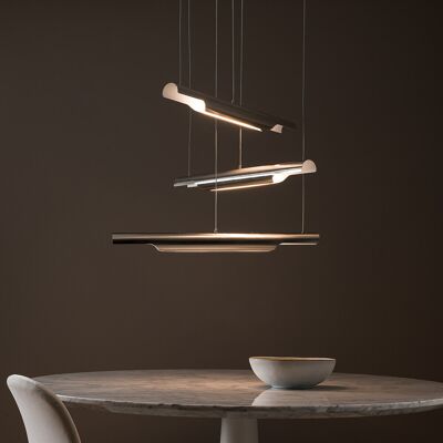 Am.pm Lampe de Plafond Henrio - 3 Tubes LED Ajustables - Gris Am.pm Lampe de Plafond Henrio - 3 Tubes LED Ajustables - Gris