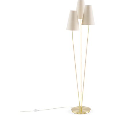 LA REDOUTE INTERIEURS Lampe sur pied triple en laiton - Salon / Chambre LA REDOUTE INTERIEURS Lampe sur pied triple en laiton - Salon / Chambre