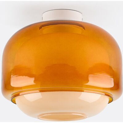 LA REDOUTE INTERIEURS Plafonnier en verre coloré, diamètre 30,5 cm, KINOKO LA REDOUTE INTERIEURS Plafonnier en verre coloré, diamètre 30,5 cm, KINOKO