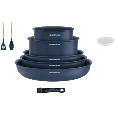 ARTHUR MARTIN Batterie de cuisine 10 pièces ARTHUR MARTIN Batterie de cuisine 10 pièces