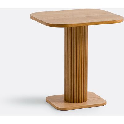 LA REDOUTE INTERIEURS Table de bistrot, en plaqué chêne, 2 couverts, TAMULA LA REDOUTE INTERIEURS Table de bistrot, en plaqué chêne, 2 couverts, TAMULA