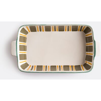 LA REDOUTE INTERIEURS Plat au four en grès émaillé avec motifs, Baldia LA REDOUTE INTERIEURS Plat au four en grès émaillé avec motifs, Baldia