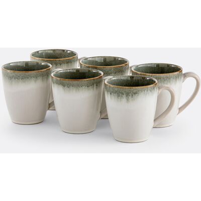 LA REDOUTE INTERIEURS Lot de 6 mugs, Paloum LA REDOUTE INTERIEURS Lot de 6 mugs, Paloum