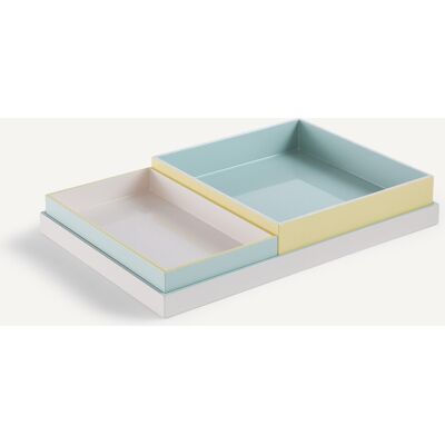 AM.PM Lot de 3 plateaux laqués, GLOWI AM.PM Lot de 3 plateaux laqués, GLOWI