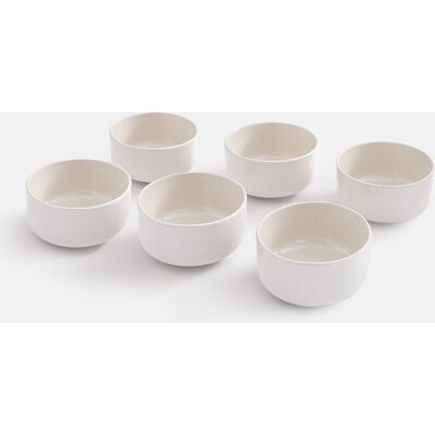 LA REDOUTE INTERIEURS Lot de 6 bols en grès moucheté, TECKA LA REDOUTE INTERIEURS Lot de 6 bols en grès moucheté, TECKA