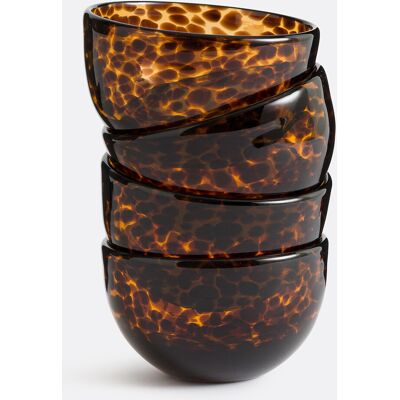 LA REDOUTE INTERIEURS Lot de 4 bols en verre ambré, Fauvita LA REDOUTE INTERIEURS Lot de 4 bols en verre ambré, Fauvita