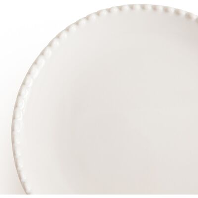 LA REDOUTE INTERIEURS Akoya Assiettes en Grès avec Bord Perlé LA REDOUTE INTERIEURS Akoya Assiettes en Grès avec Bord Perlé