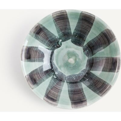 AM.PM Lot de 4 bols en grès rayé, diamètre 19 cm, VIANA AM.PM Lot de 4 bols en grès rayé, diamètre 19 cm, VIANA