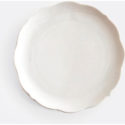 LA REDOUTE INTERIEURS Assiettes à pain en porcelaine blanche - Lot de 4 LA REDOUTE INTERIEURS Assiettes à pain en porcelaine blanche - Lot de 4