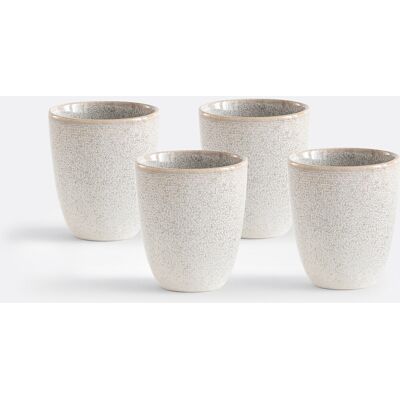 LA REDOUTE INTERIEURS Lot de 4 tasses en grès, Soul - Tasses LA REDOUTE INTERIEURS Lot de 4 tasses en grès, Soul - Tasses