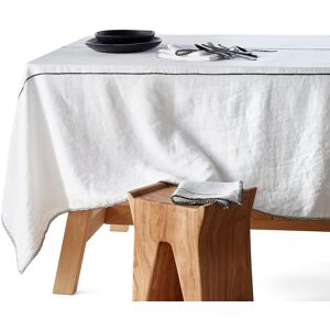 Am.pm Tojos Nappe en lin lavé - Blanc 150x150cm - Nappe Am.pm Tojos Nappe en lin lavé - Blanc 150x150cm - Nappe