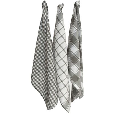 SO'HOME Lot de 3 torchons coton, Jenjla SO'HOME Lot de 3 torchons coton, Jenjla