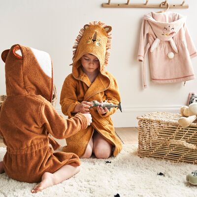 LA REDOUTE INTERIEURS Peignoir capuche éponge bio Edgard 400 g/m2 LA REDOUTE INTERIEURS Peignoir capuche éponge bio Edgard 400 g/m2