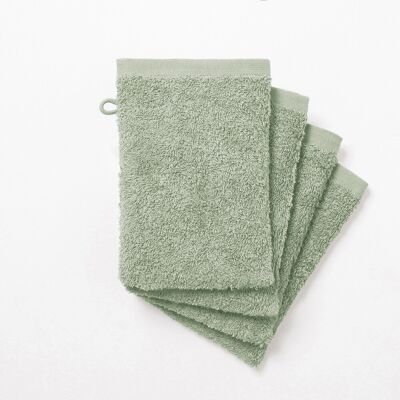 LA REDOUTE INTERIEURS Lot de 4 gants de toilette éponge Scénario LA REDOUTE INTERIEURS Lot de 4 gants de toilette éponge Scénario