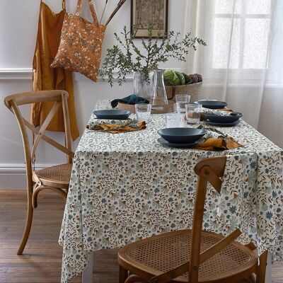 LA REDOUTE INTERIEURS Nappe Kalyan en coton - Design floral élégant LA REDOUTE INTERIEURS Nappe Kalyan en coton - Design floral élégant