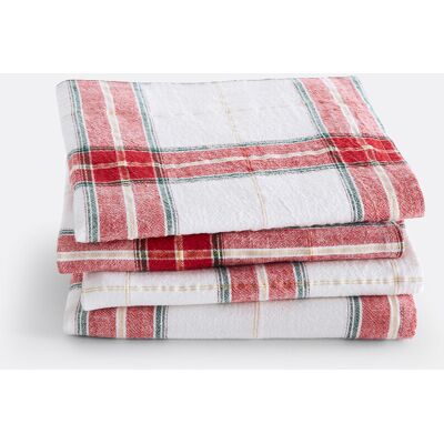 Redoute Interiors Vaisselle en lin et coton - Lot de 4 - 45cm x 45cm Redoute Interiors Vaisselle en lin et coton - Lot de 4 - 45cm x 45cm