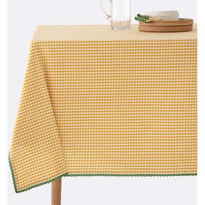 LA REDOUTE INTERIEURS Nappe coton-lin vichy - Nappe LA REDOUTE INTERIEURS Nappe coton-lin vichy - Nappe