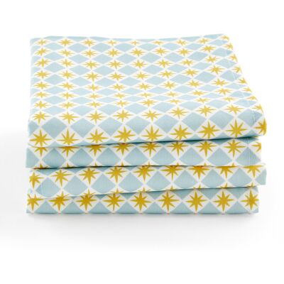 La Redoute Interieurs Augusta Serviettes en coton-polyester La Redoute Interieurs Augusta Serviettes en coton-polyester