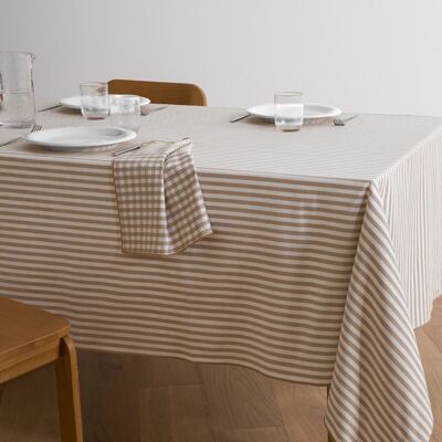 LA REDOUTE INTERIEURS Nappe rayée tissé-teint, 30% coton recyclé, SOIZIC LA REDOUTE INTERIEURS Nappe rayée tissé-teint, 30% coton recyclé, SOIZIC