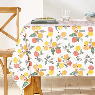 LA REDOUTE INTERIEURS Nappe coton enduit Citron LA REDOUTE INTERIEURS Nappe coton enduit Citron